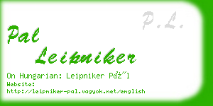 pal leipniker business card